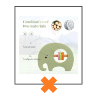 Siliconen rammelaar olifant groen